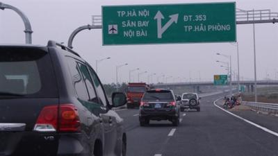 Kiến nghị giảm phí cao tốc Hà Nội - Hải Phòng