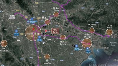 DIC Corp muốn làm dự án khu đô thị 160 ha tại Bắc Ninh