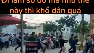 Bình Phước: Hàng trăm người xô đẩy làm hồ sơ đất đai ở Chơn Thành