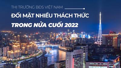 Nửa cuối 2022 thị trường bất động sản Việt Nam gặp nhiều thách thức