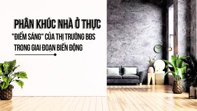 Phân khúc nhà ở thực là "điểm sáng" của thị trường BĐS trong giai đoạn biến động