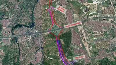 Hà Nội: Công bố chỉ giới đường đỏ Vành đai 4 tại huyện Hoài Đức