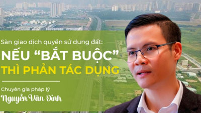 Chuyên gia Nguyễn Văn Đỉnh: Sàn giao dịch quyền sử dụng đất nếu “bắt buộc” thì... lũng đoạn thị trường