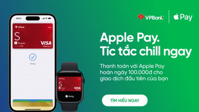 VPBank tự hào là ngân hàng hỗ trợ tích hợp cả 2 dòng thẻ Mastercard & Visa trên Apple Pay cho chủ thẻ VPBank tại Việt Nam