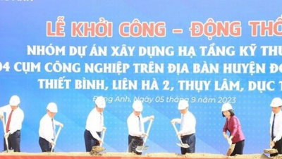 Hà Nội: Khởi công 4 cụm công nghiệp tại huyện Đông Anh