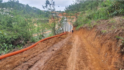 Lâm Đồng: Chỉ đạo xử lý doanh nghiệp tự ý đào núi mở đường vào khu du lịch hồ Tuyền Lâm