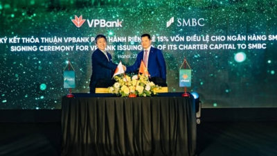 VPBank đạt thỏa thuận bán 15% vốn điều lệ cho SMBC của Nhật Bản