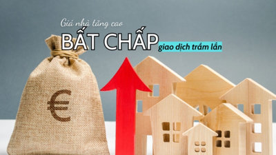 Giá nhà tăng bất chấp giao dịch trầm lắng