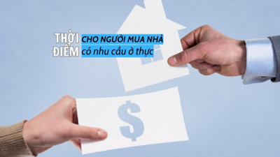 Cơ hội cho người mua nhà ở thực trong giai đoạn khó khăn