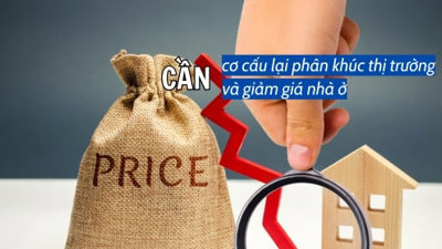 Giải quyết bài toán của thị trường bất động sản bằng cách giảm giá nhà