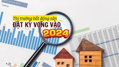 Thị trường địa ốc đặt nhiều kỳ vọng vào năm 2024