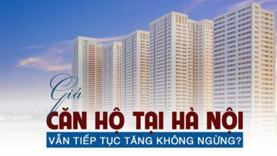 Giá căn hộ tại Hà Nội vẫn tiếp tục tăng không ngừng?