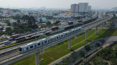 Tuyến metro số 1 Bến Thành - Suối Tiên sẽ chạy thử vào 30/4 năm nay