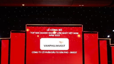 Văn Phú - Invest lần thứ 4 liên tiếp lọt vào Top 500 doanh nghiệp lớn nhất Việt Nam