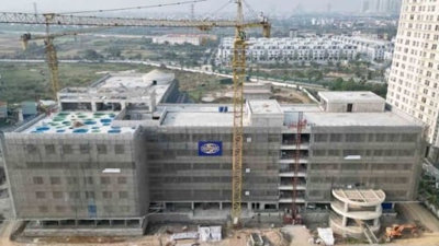 Tiến độ xây dựng bệnh viện nhi đầu tiên của Hà Nội hứa hẹn hoàn thành năm 2024