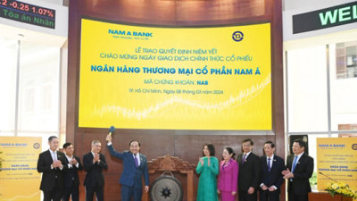 Cổ phiếu NAB của Nam A Bank chính thức giao dịch trên HOSE