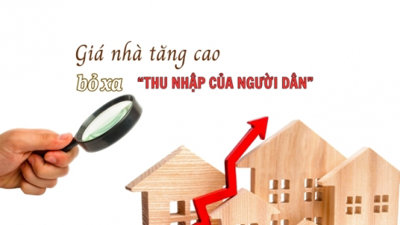 Dự báo giá nhà tiếp tục tăng cao, bỏ xa thu nhập của người dân