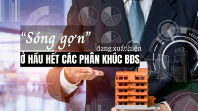 “Sóng gợn” đang xuất hiện ở hầu hết các phân khúc bất động sản