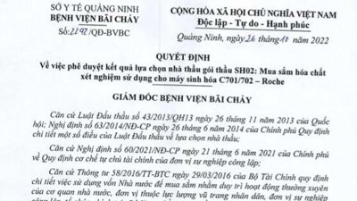 Công ty Thành An trúng một loạt gói thầu tại Bệnh viện Bãi Cháy