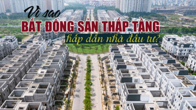 Bất động sản thấp tầng được nhà đầu tư săn đón?