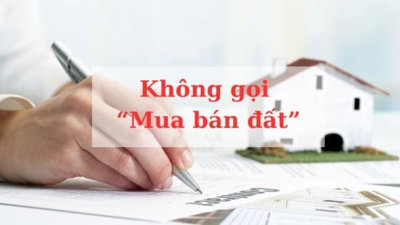 Gọi 'mua bán đất' là không chính xác, đây mới là cách gọi chuẩn cho giao dịch chuyển nhượng đất đai