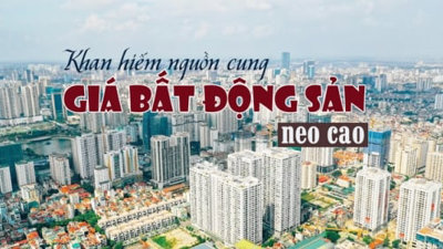 Khan hiếm nguồn cung khiến giá bất động sản neo cao?