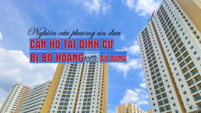 Căn hộ tái định cư bỏ hoang có thể đưa vào sử dụng?