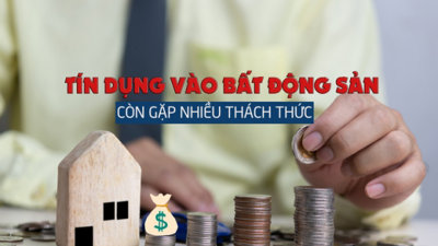 Tín dụng vào bất động sản còn gặp nhiều thách thức