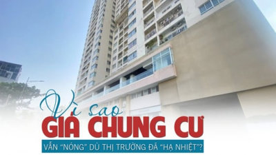 Vì sao giá chung cư vẫn “nóng” trong khi thị trường đã “hạ nhiệt?