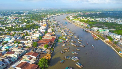 Đô thị cửa ngõ hạ lưu sông Mê Kông phát triển giao thông đường thủy với tuyến bus đa ngành