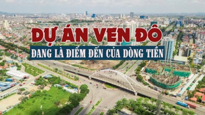 Các dự án ven đô đang là điểm đến của dòng tiền