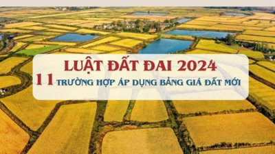 11 trường hợp sẽ áp dụng bảng giá đất mới nhất theo Luật Đất đai 2024