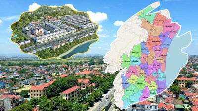 Huyện có 25km đường biển của xứ Nghệ được 'chắp thêm đôi cánh' lên thị xã bằng KĐT hiện đại, quy mô