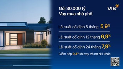 VIB ra mắt gói vay nhà phố 30.000 tỷ đồng, lãi suất chỉ 5,9%/năm