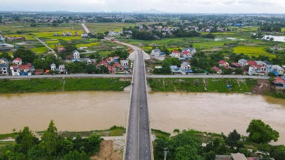 Cây cầu trăm tỷ đồng nối 3 tỉnh miền Bắc Việt Nam sẽ đưa vào sử dụng từ tháng 11/2024