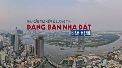 Nhu cầu tìm kiếm và lượng tin đăng bán nhà đất TP.HCM đang giảm sâu