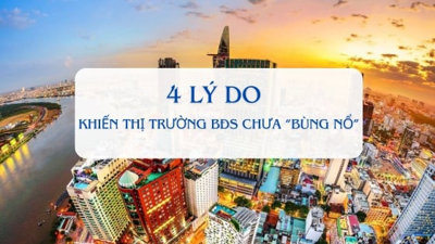 Điểm mặt 4 lý do khiến thị trường BĐS vẫn chưa thể 'bùng nổ' trong năm 2024