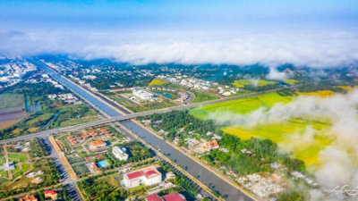 Kênh đào bằng máy đầu tiên từng lớn bậc nhất Việt Nam dài 45km, là tuyến 'thủy lộ' huyết mạch chở lúa gạo suốt trăm năm