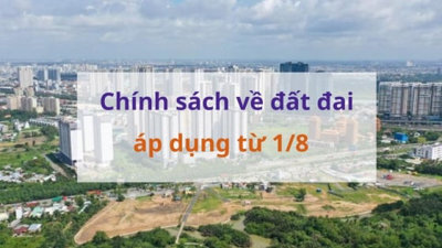 Tổng hợp những chính sách quan trọng về đất đai có hiệu lực từ ngày 1/8