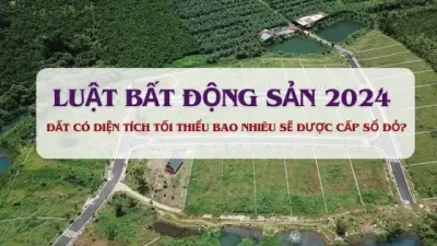 Đất có diện tích tối thiểu bao nhiêu sẽ được cấp sổ đỏ?