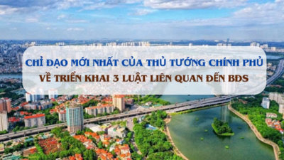 Chỉ đạo mới nhất của Thủ tướng Chính phủ về triển khai 3 luật liên quan đến bất động sản