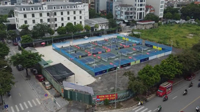 Hà Nội: Dự án chậm tiến độ, nghìn mét đất vàng thành sân Pickleball