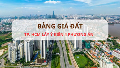 Lấy ý kiến 4 phương án giá đất tại TP. HCM