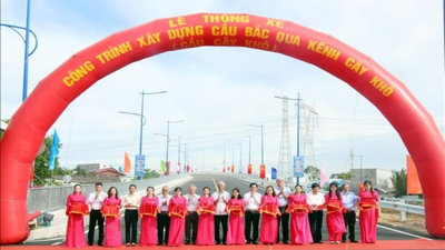 TP.HCM: Cây cầu 500 tỷ rút ngắn đường Nhà Bè qua Bình Chánh từ 10km còn 500 mét