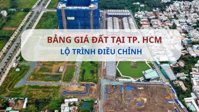 Chi tiết lộ trình điều chỉnh Bảng giá đất tại TP. HCM