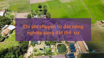 Từ bây giờ, chi phí chuyển đất nông nghiệp sang đất thổ cư hết bao nhiêu tiền?