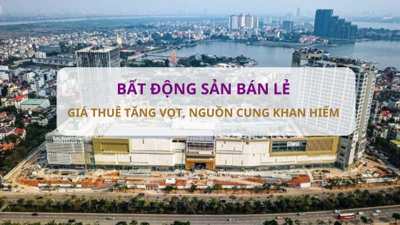 Bất động sản bản lẻ 'nóng lên': Giá thuê tăng vọt, nguồn cung khan hiếm