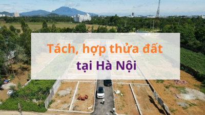 Từ ngày 7/10, TP. Hà Nội áp dụng quy định mới về tách thửa, hợp thửa với từng loại đất