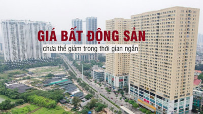 Giá bất động sản chưa thể giảm trong thời gian ngắn