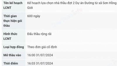Liên danh Thăng Long trúng gói thầu trăm tỷ, giảm giá “siêu tiết kiệm”